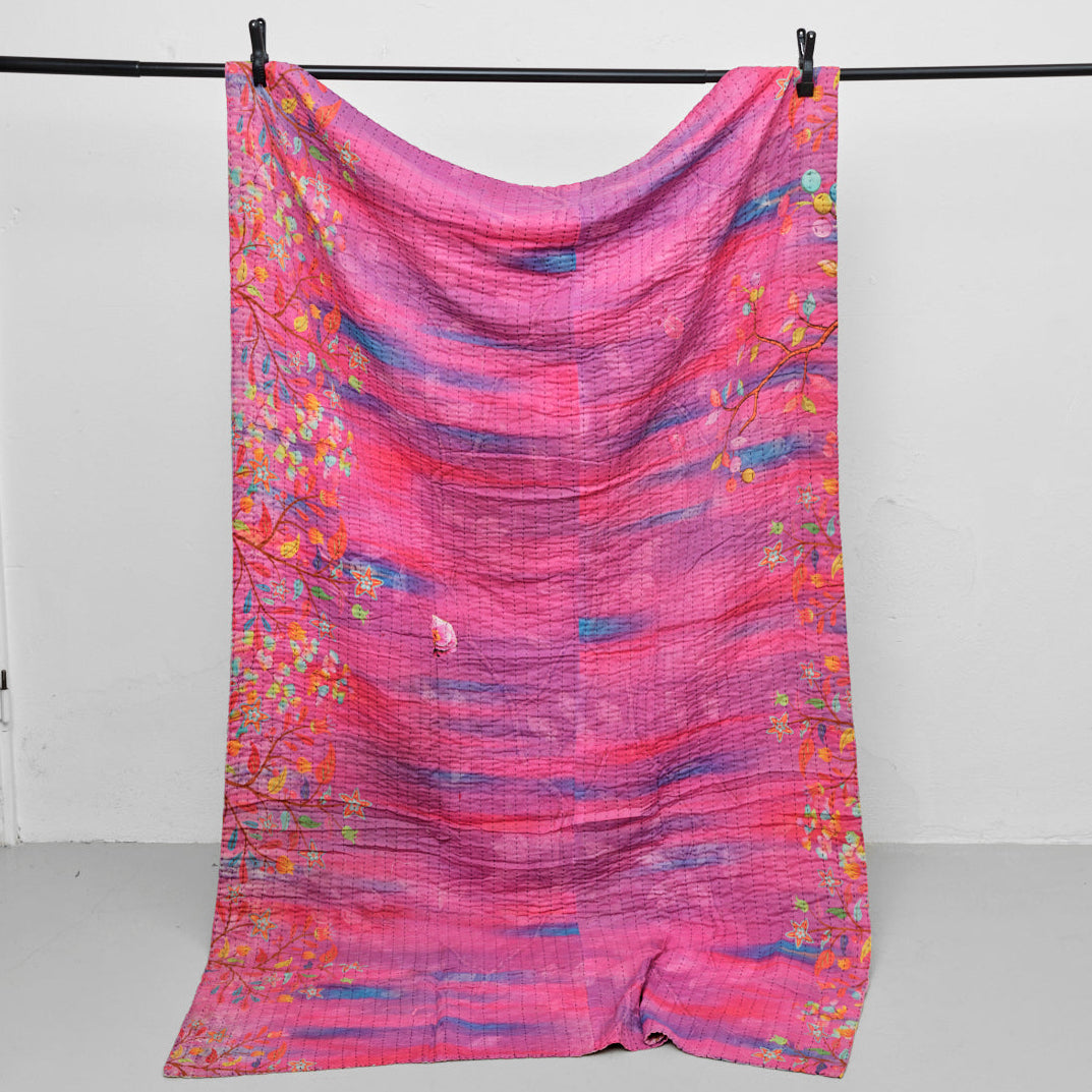 <tc>Cotton kantha blanket 120 x 200 cm</tc>