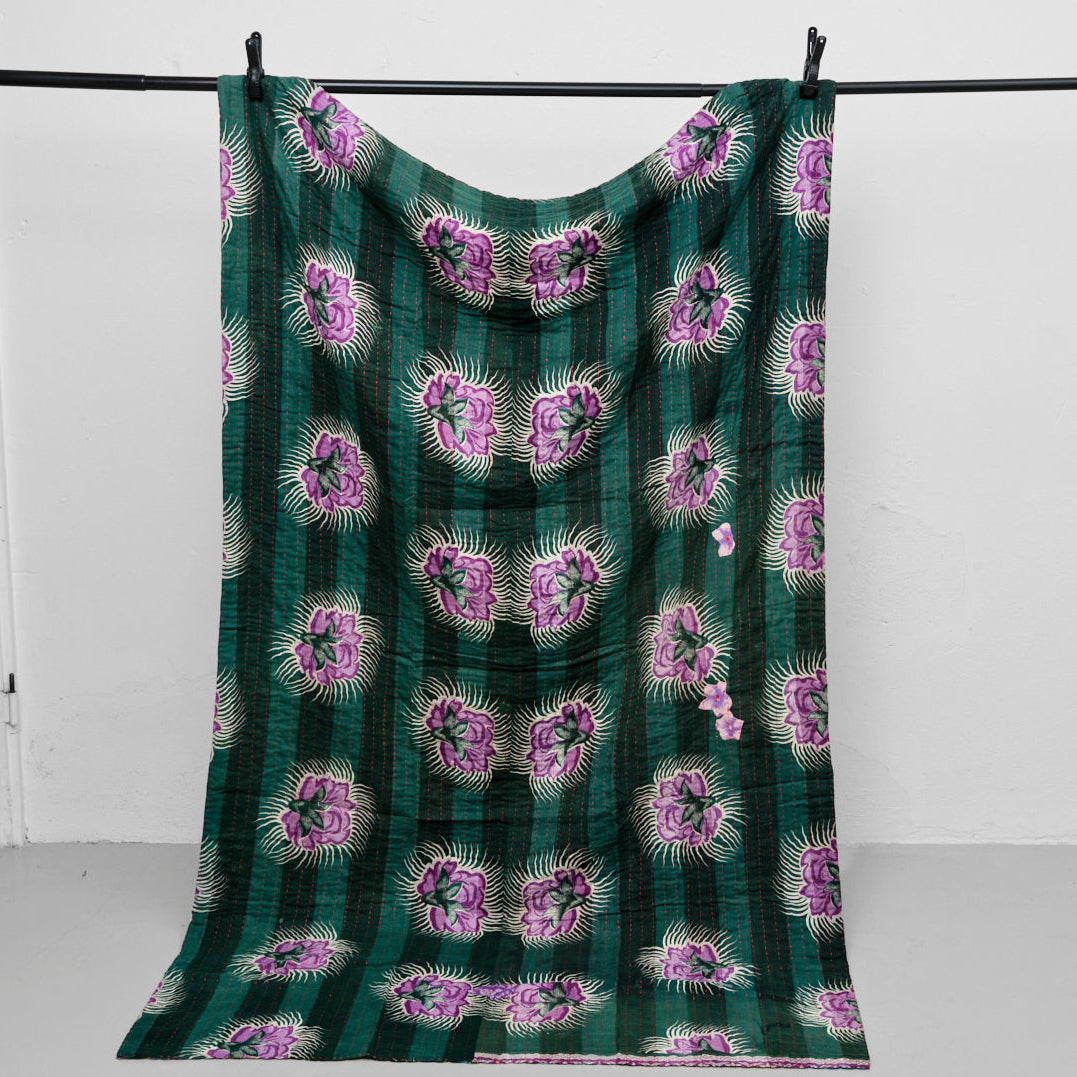 <tc>Cotton kantha blanket 120 x 200 cm</tc>