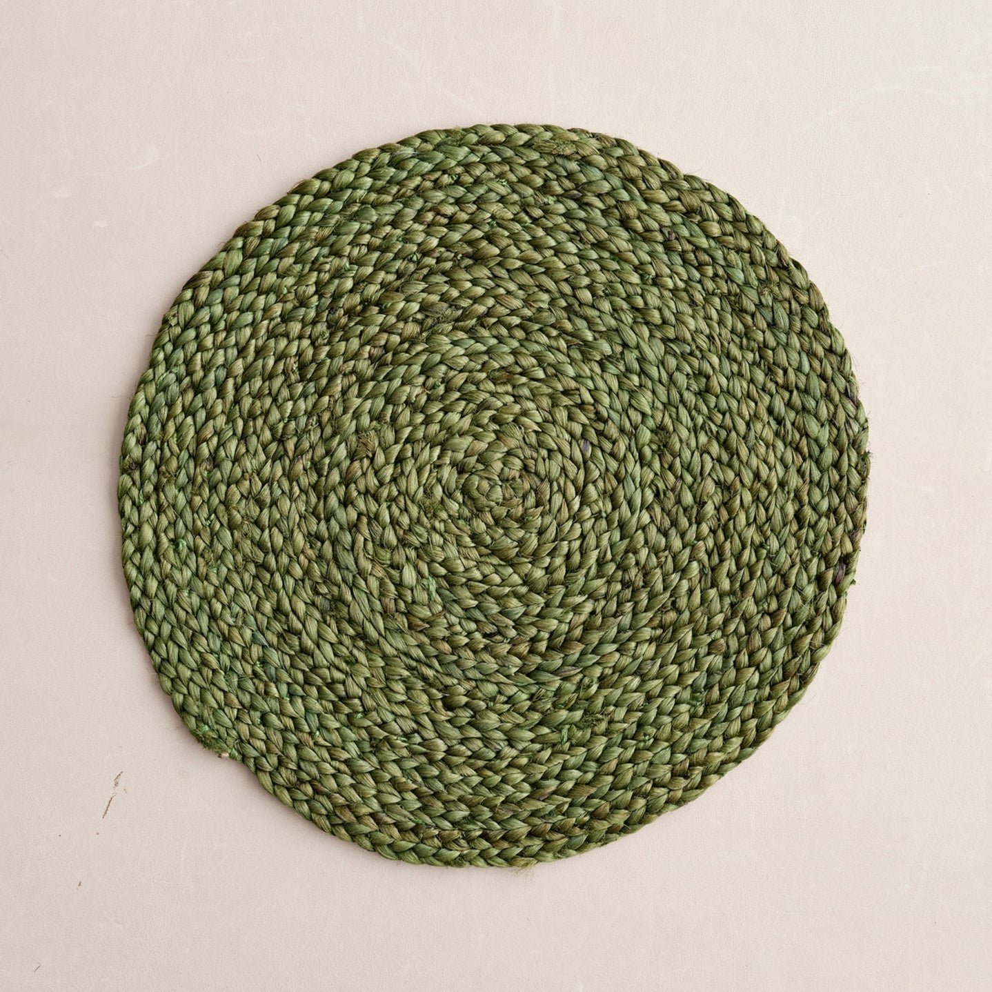 Round place mat (green)