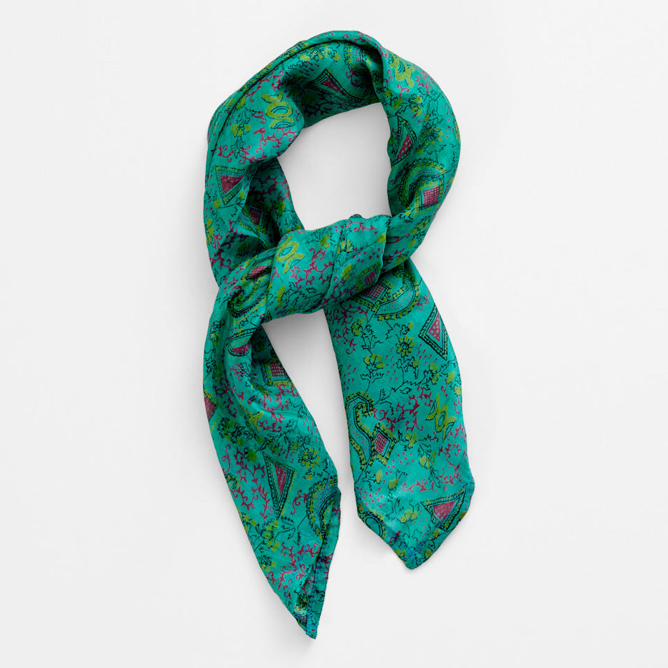 Silke-tørklæde 65 x 65
