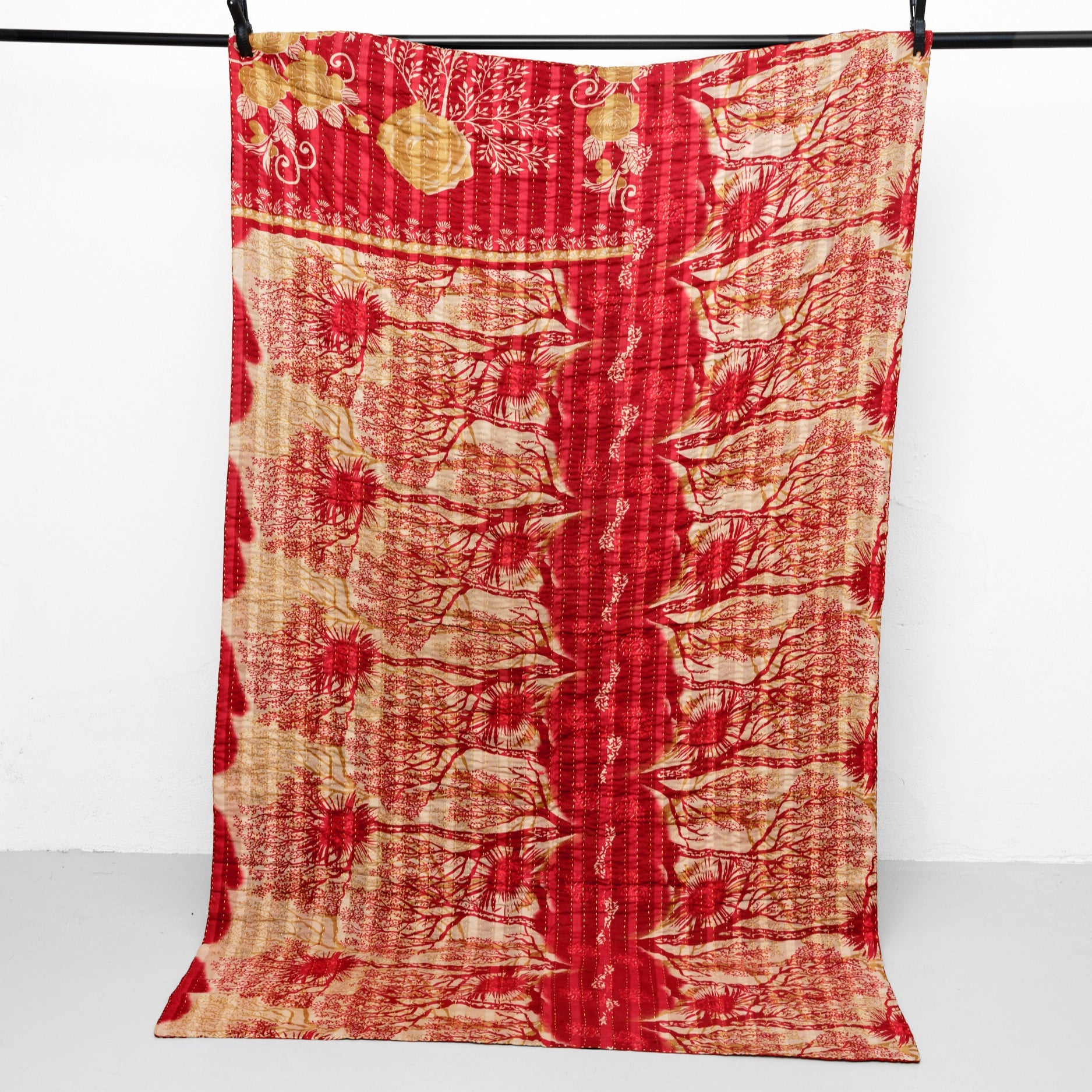 <tc>Cotton kantha blanket 120 x 200 cm</tc>