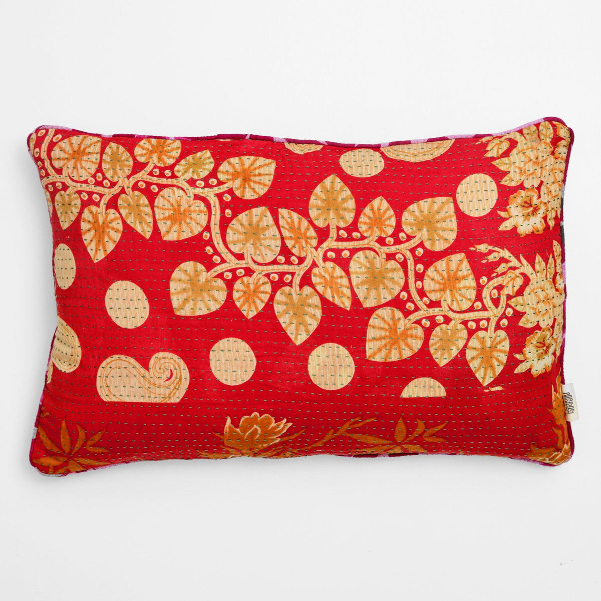 Unika kantha sari bomuldspude 40 x 60
