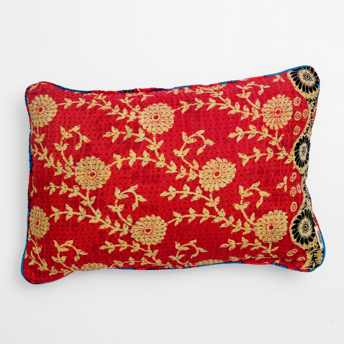 Unika kantha sari bomuldspude 40 x 60