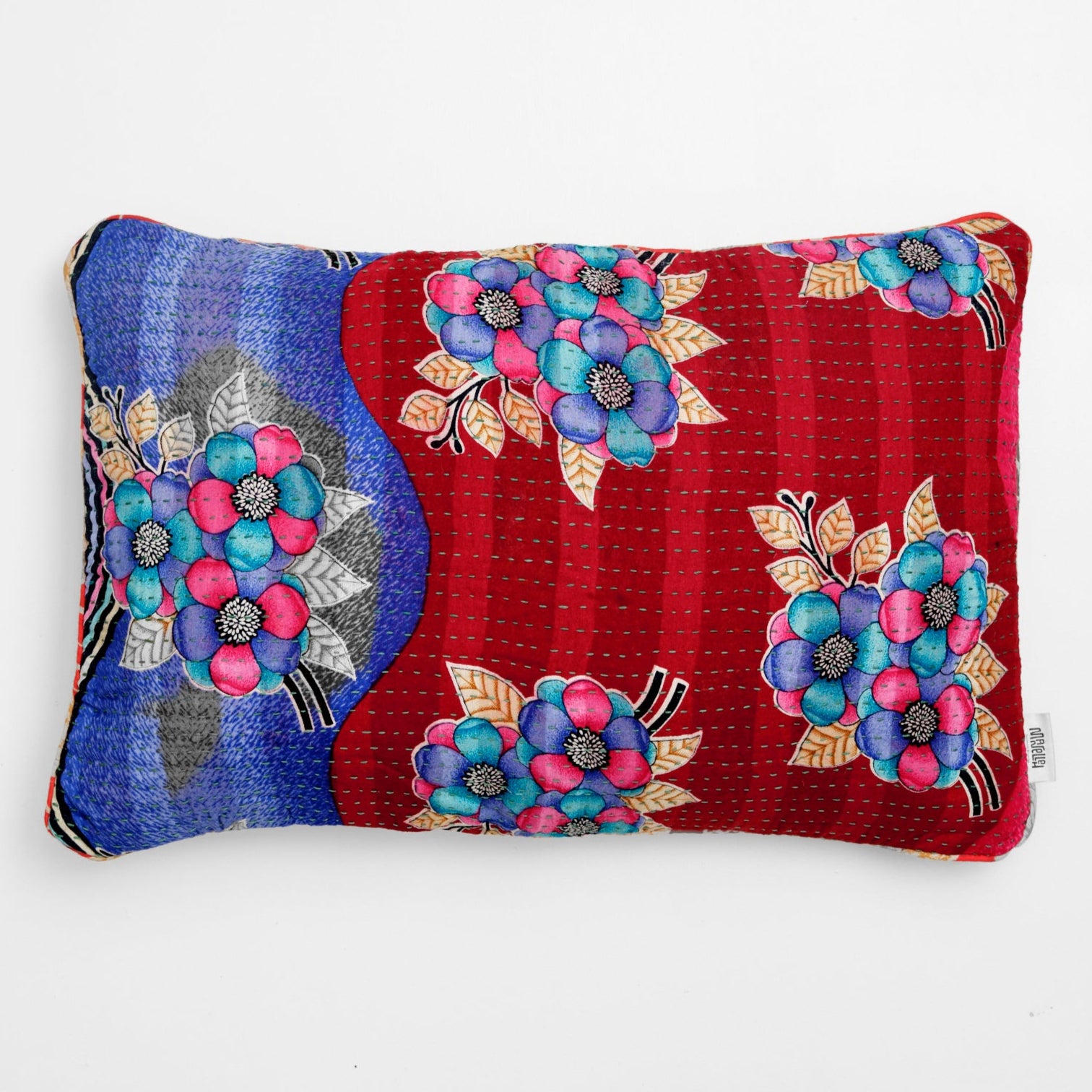 Unika kantha sari bomuldspude 40 x 60