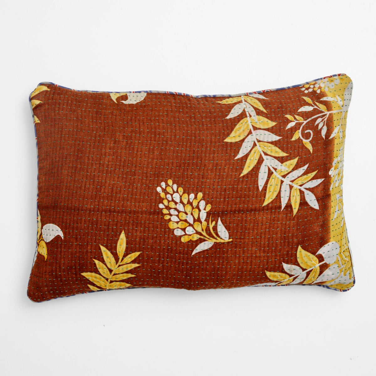 Unika kantha sari bomuldspude 40 x 60