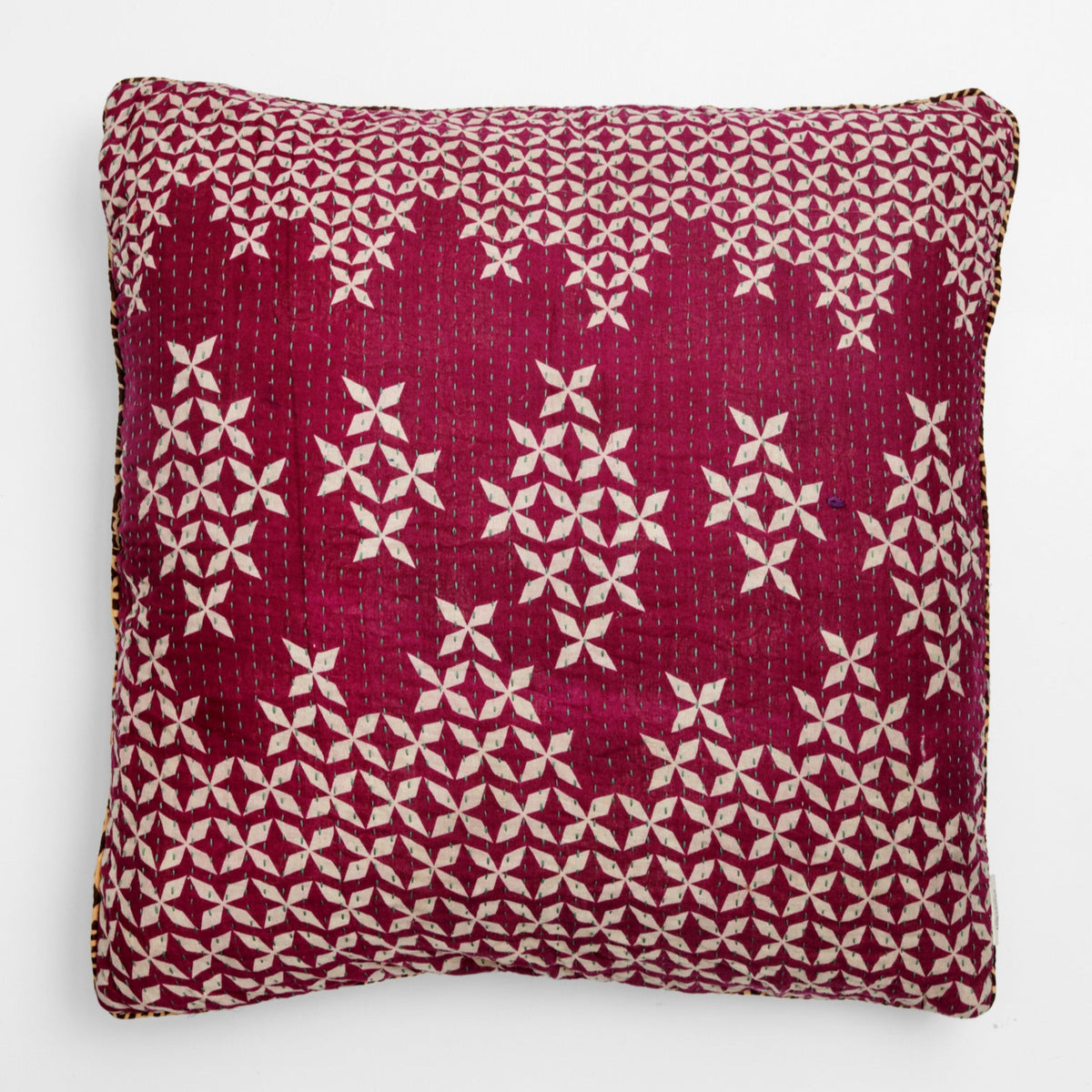 Unika kantha sari bomuldspude 60 x 60