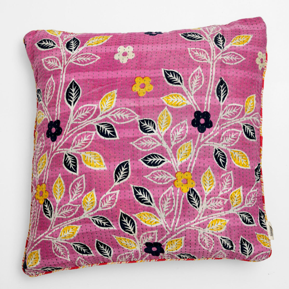Unika kantha sari bomuldspude 60 x 60