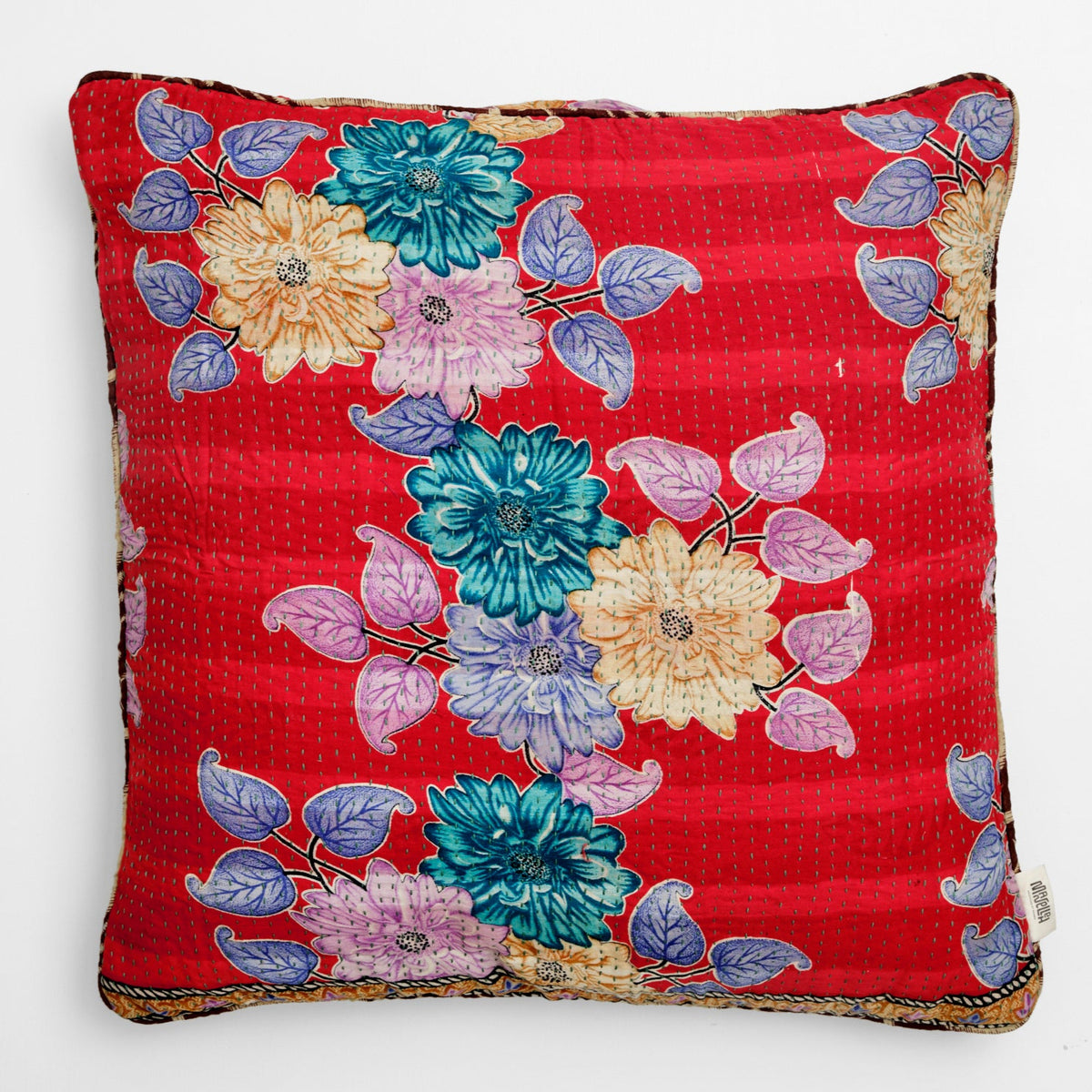 Unika kantha sari bomuldspude 60 x 60