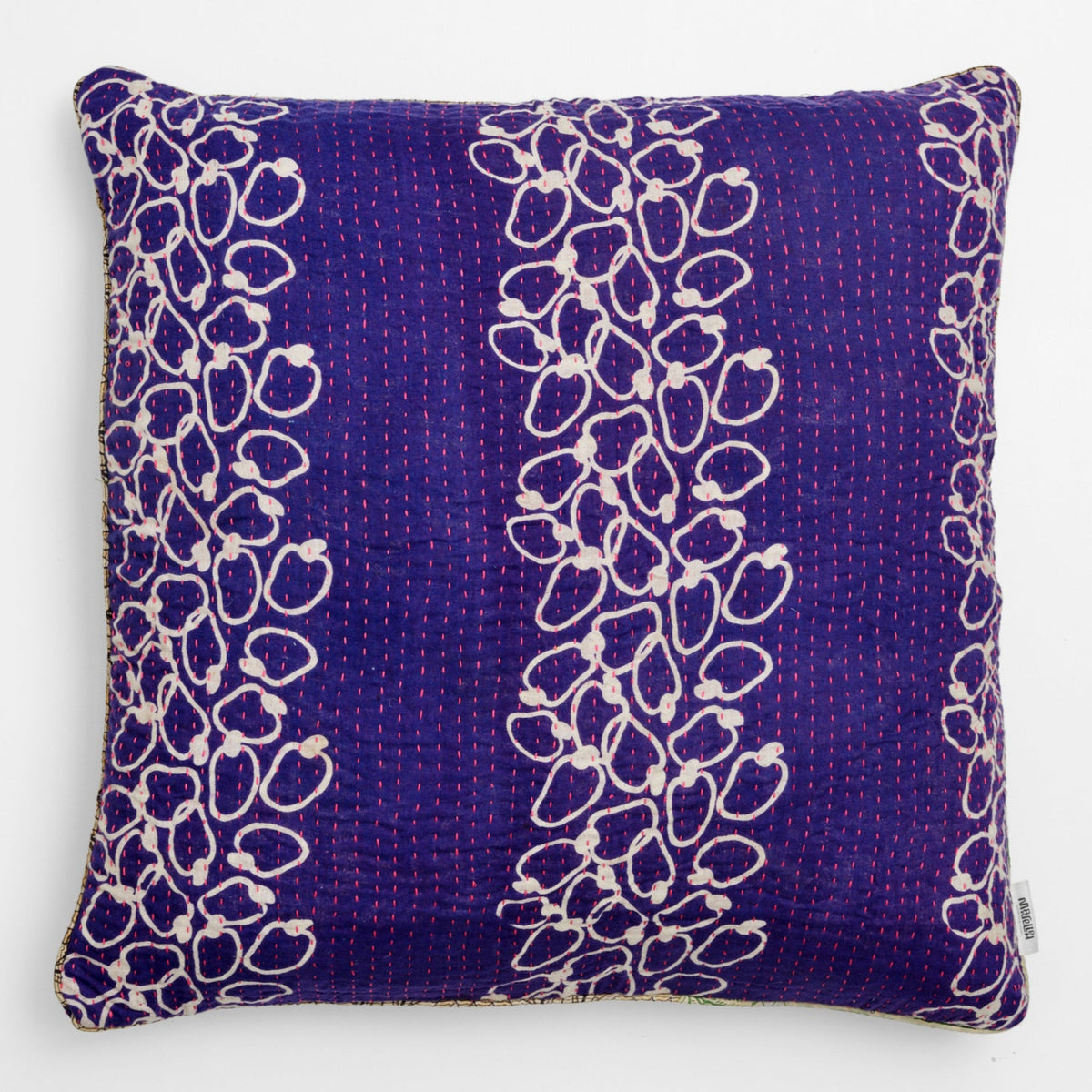 Unika kantha sari bomuldspude 60 x 60