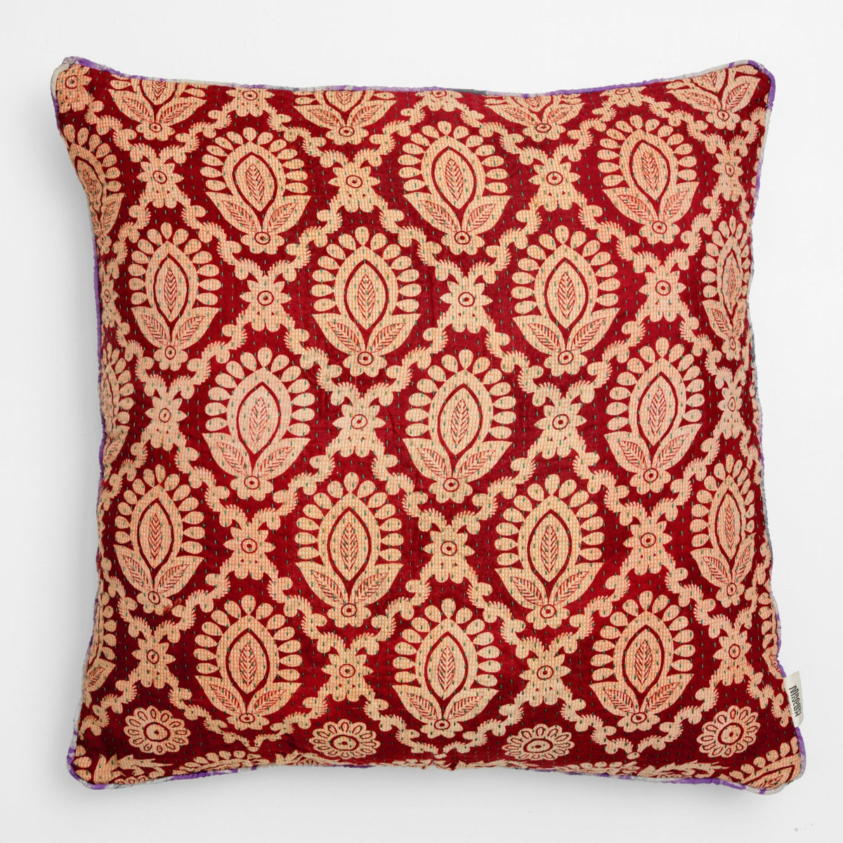 Unika kantha sari bomuldspude 60 x 60