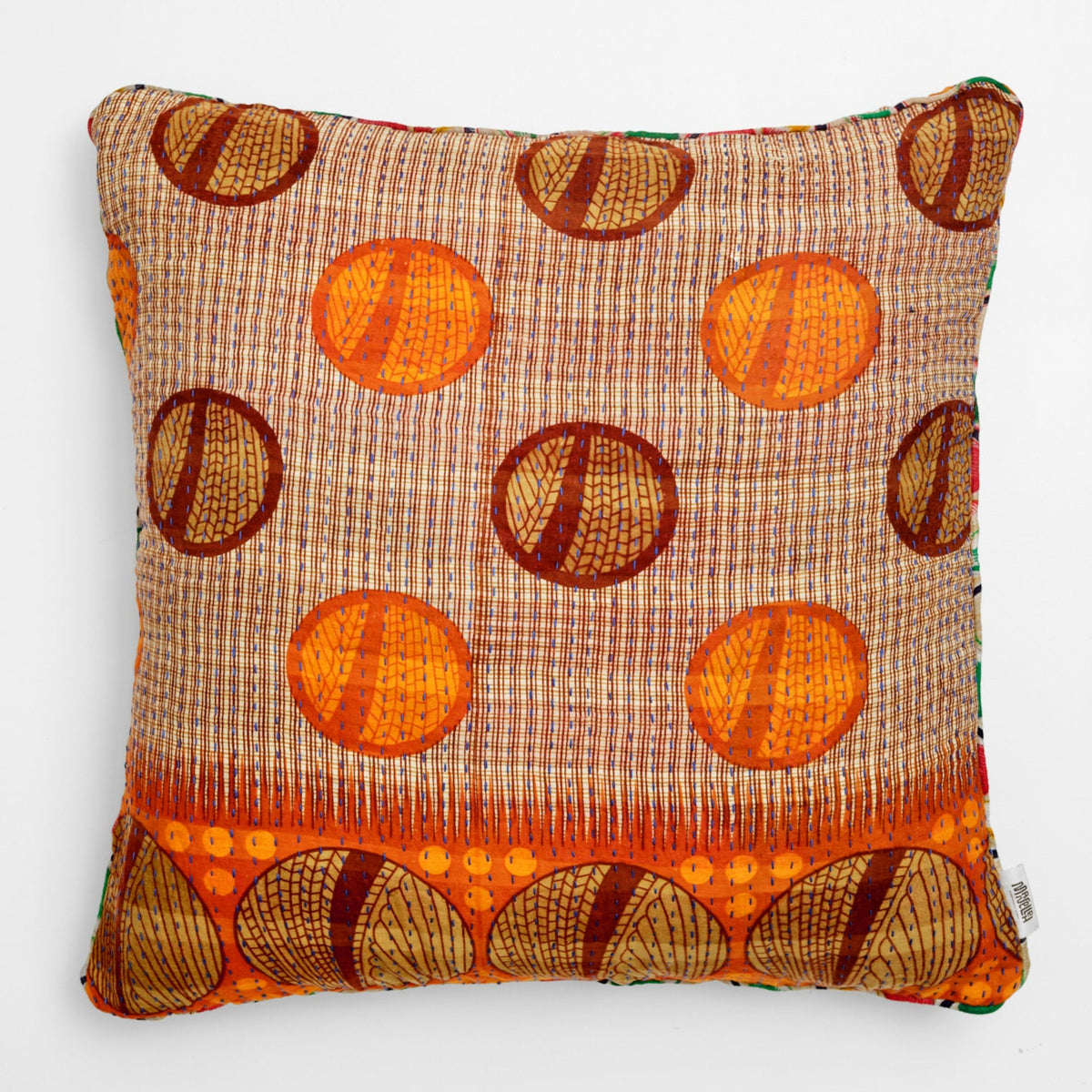 Unika kantha sari bomuldspude 60 x 60