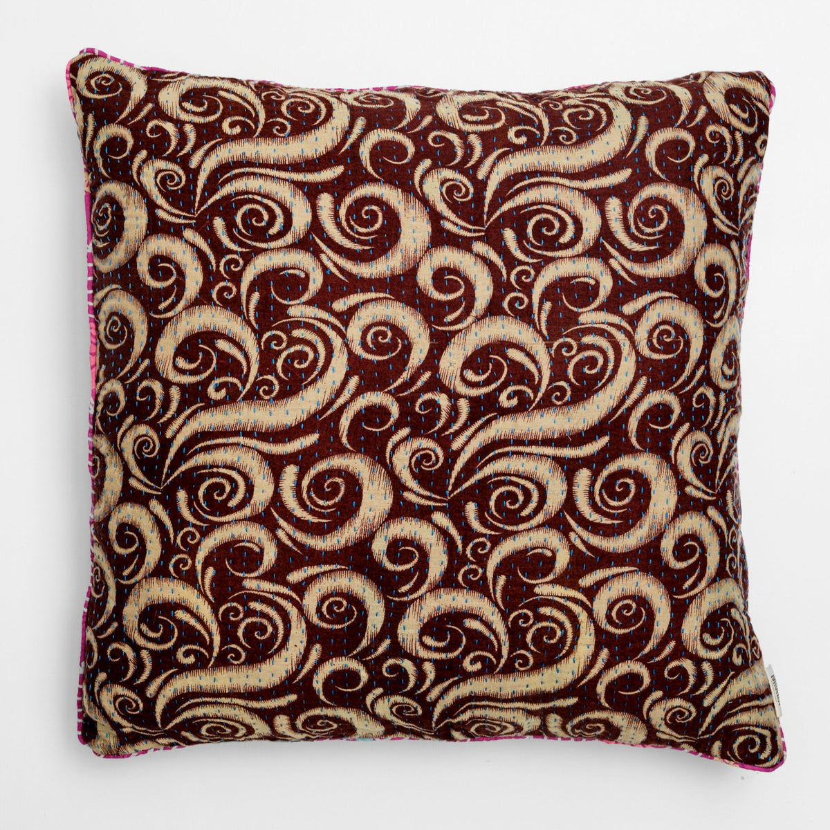 Unika kantha sari bomuldspude 60 x 60