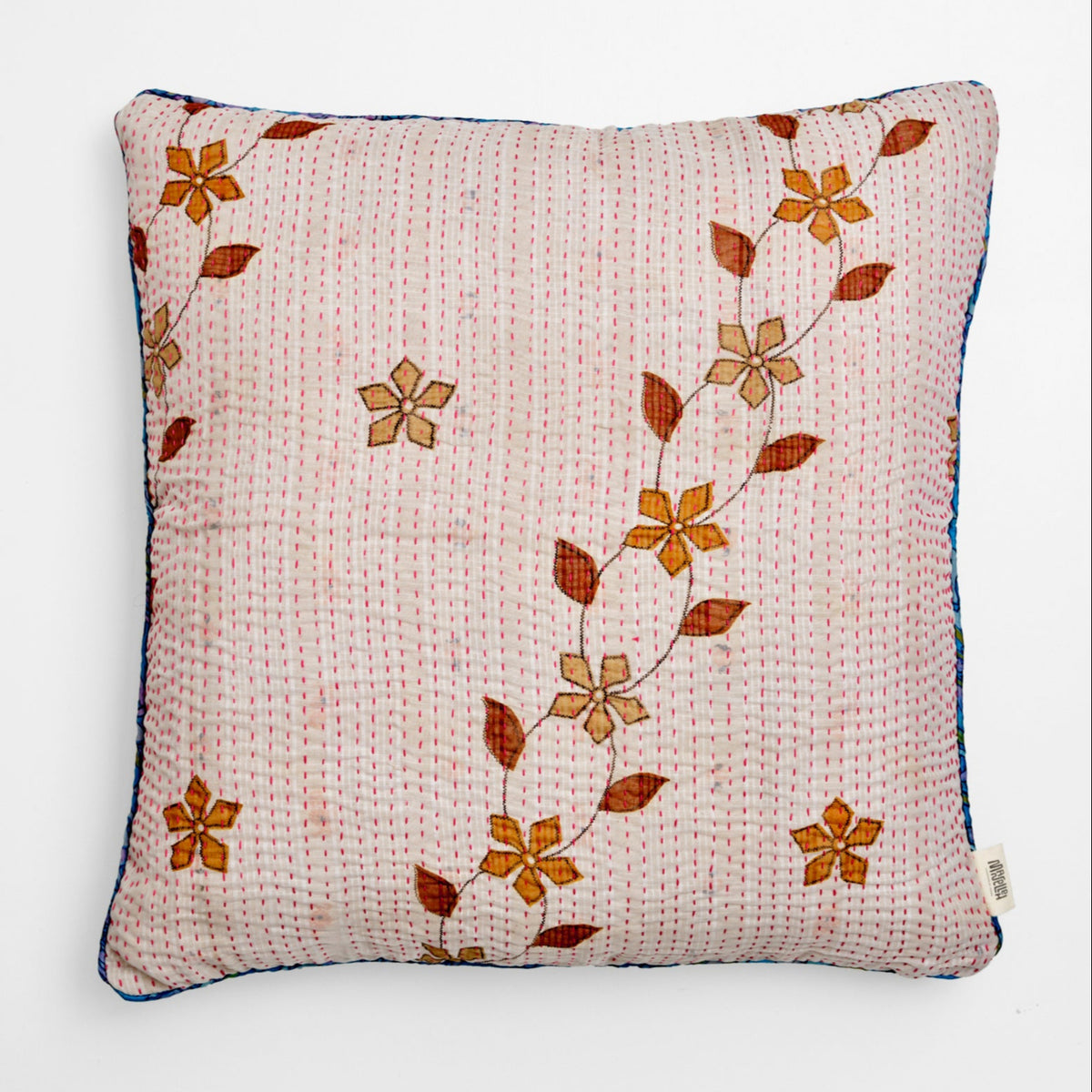 Unika kantha sari silkepude 60 x 60 cm