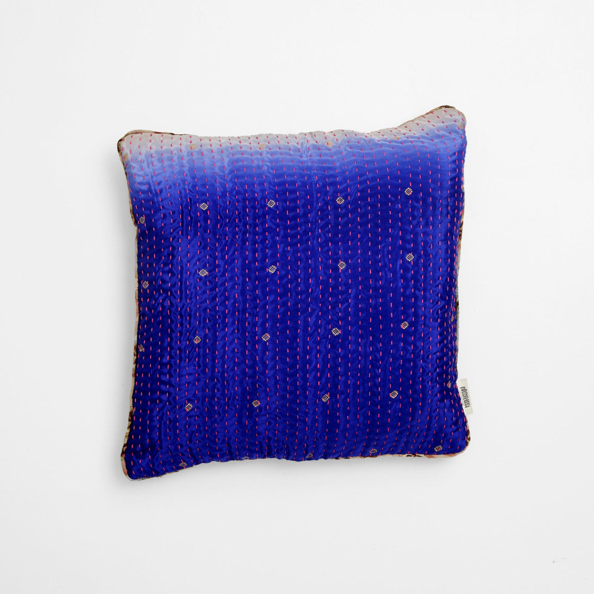 Unika kantha sari silkepude 40 x 40 cm