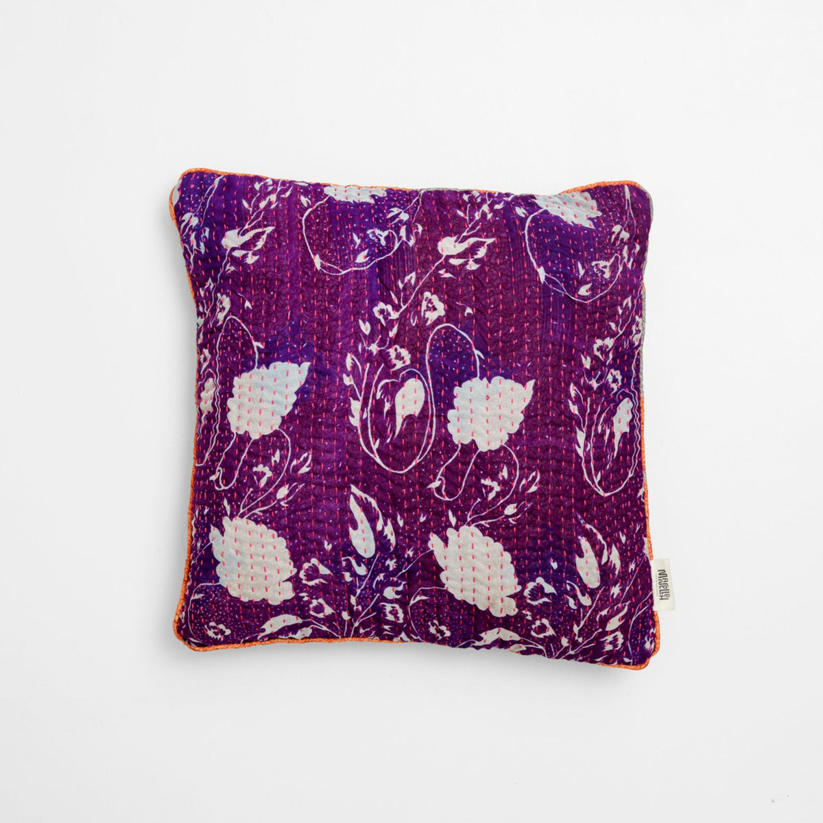 Unika kantha sari silkepude 40 x 40 cm
