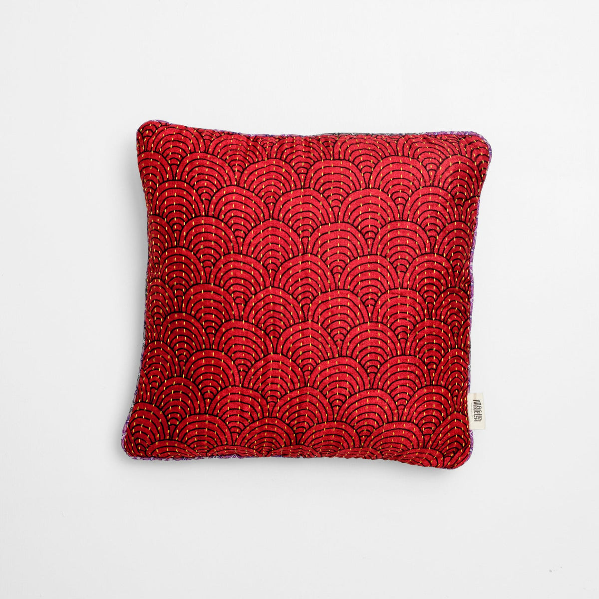 Unika kantha sari silkepude 40 x 40 cm