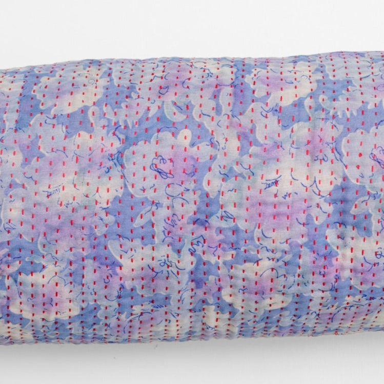 Unique kantha sari cotton pillow 60 x 60