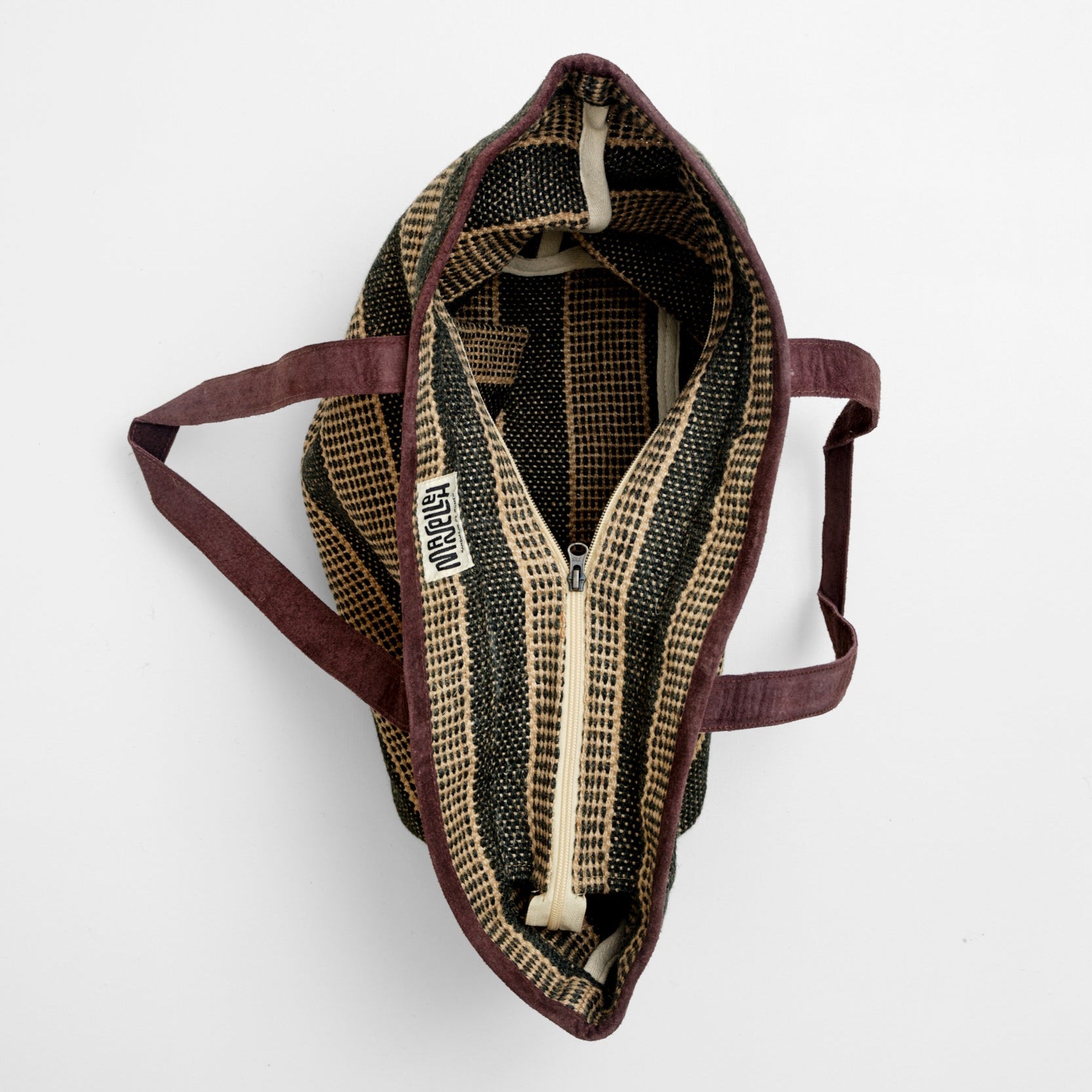 Weekendtaske med lynlås (Olivengrøn)