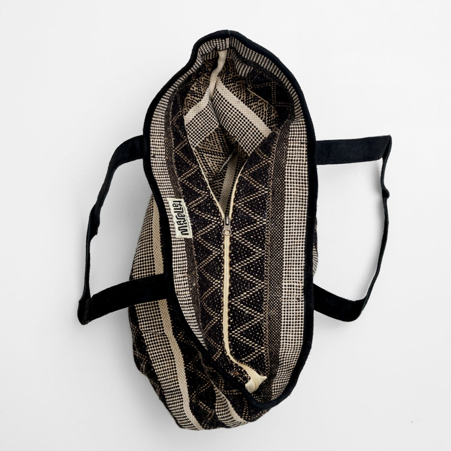 Weekendtaske med lynlås (Sort)