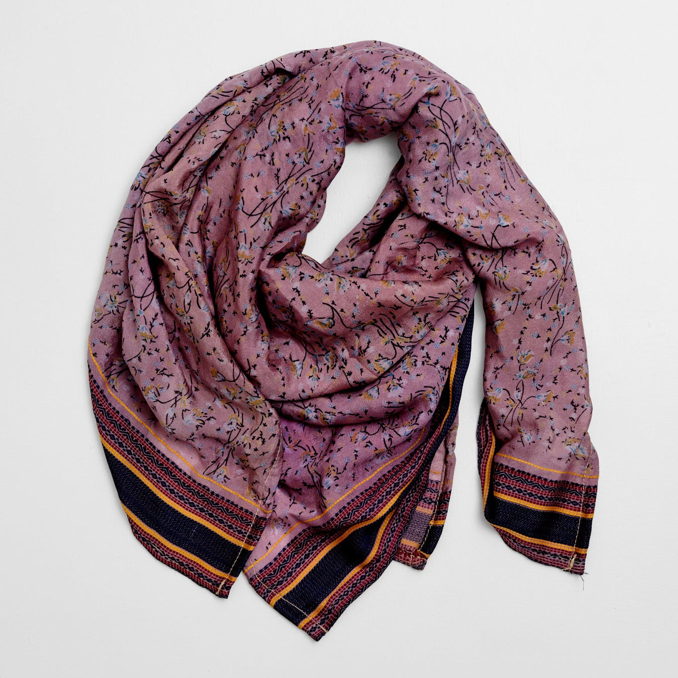 Silke-tørklæde 100 x 100