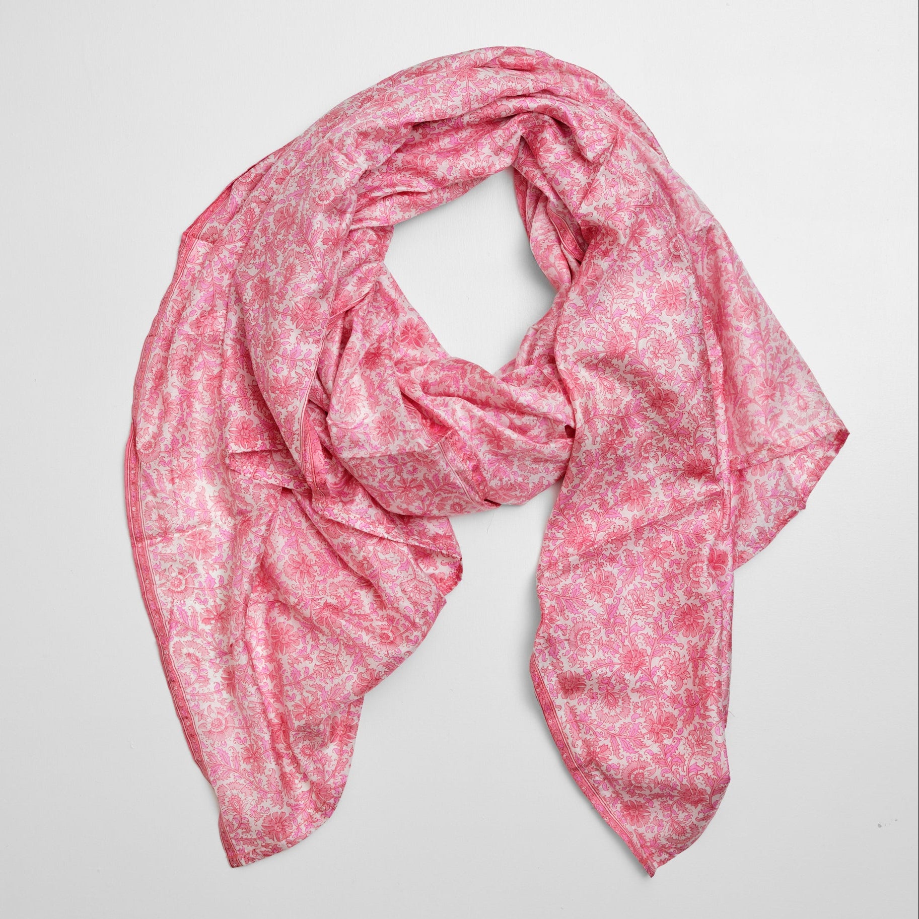 Silke-tørklæde 100 x 200