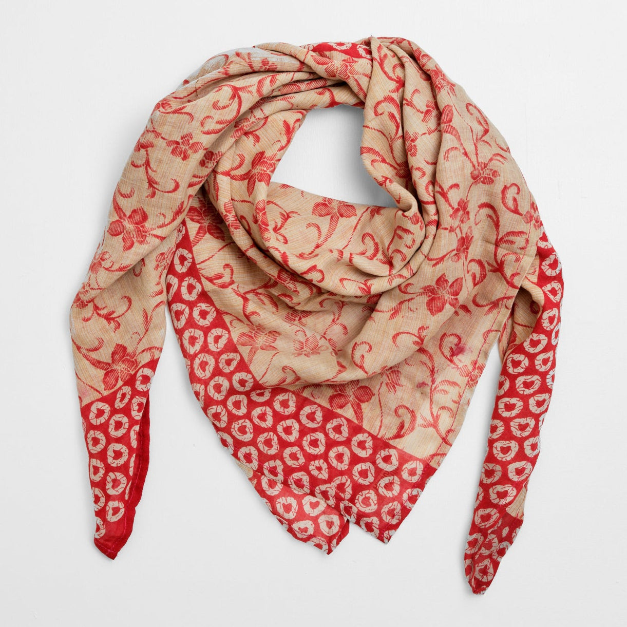 Cotton scarf 100 x 100