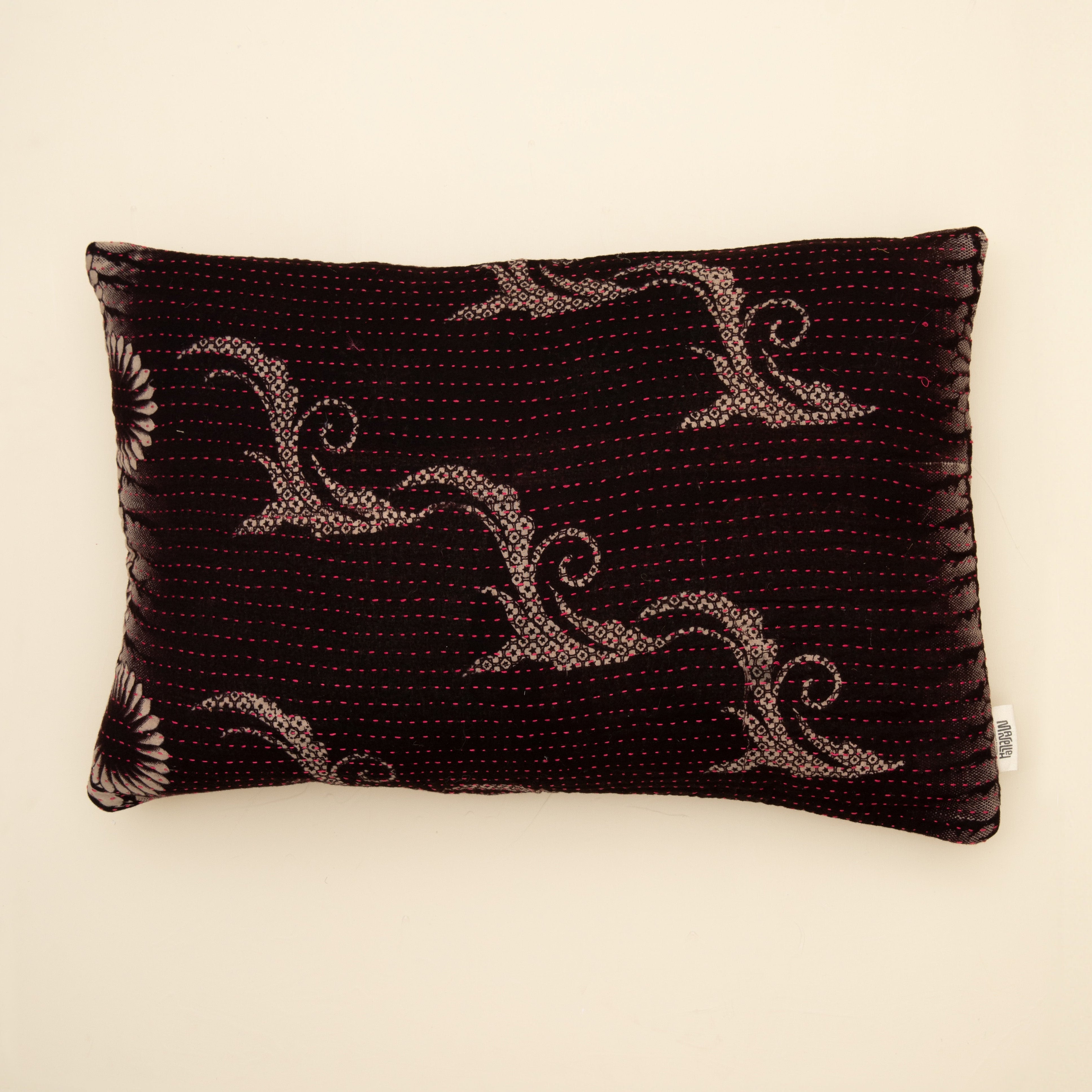 Unika kantha sari bomuldspude 40 x 60