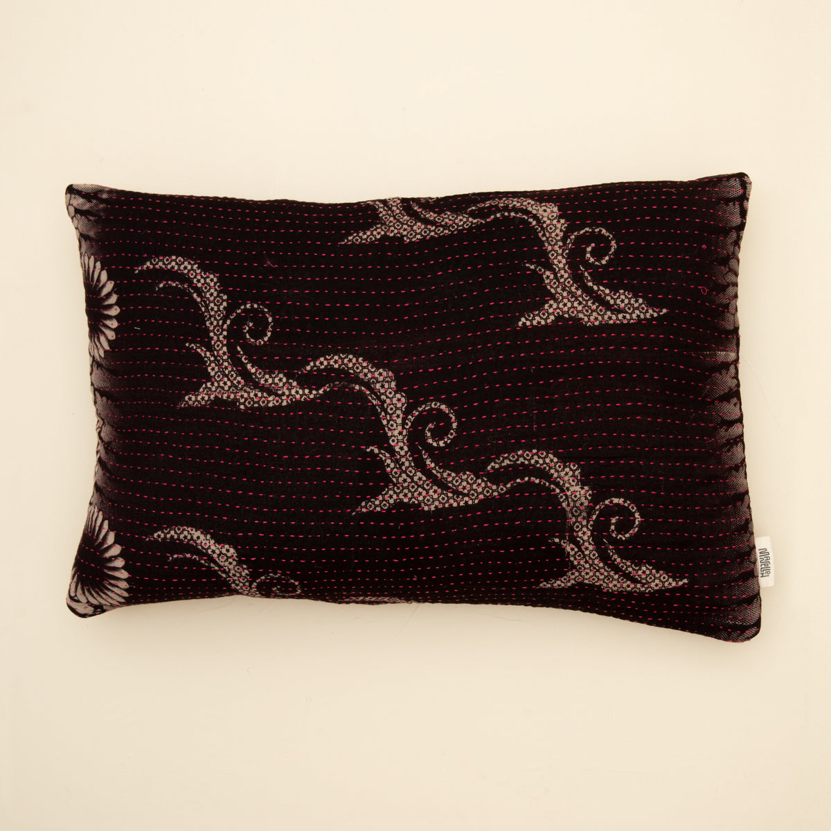 Unika kantha sari bomuldspude 40 x 60