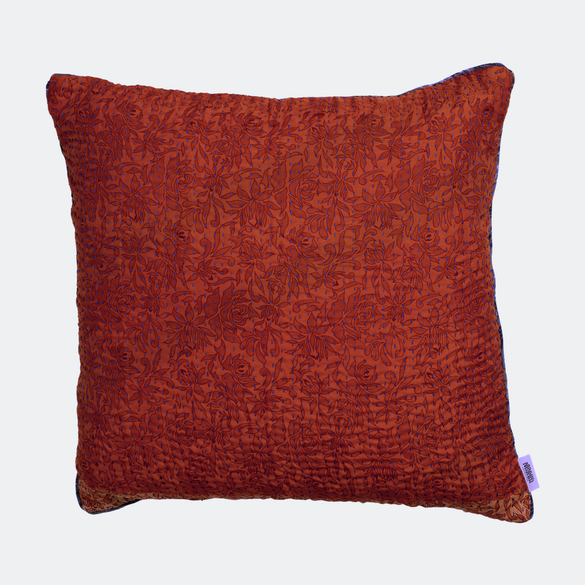 Unika kantha sari silkepude 60 x 60 cm
