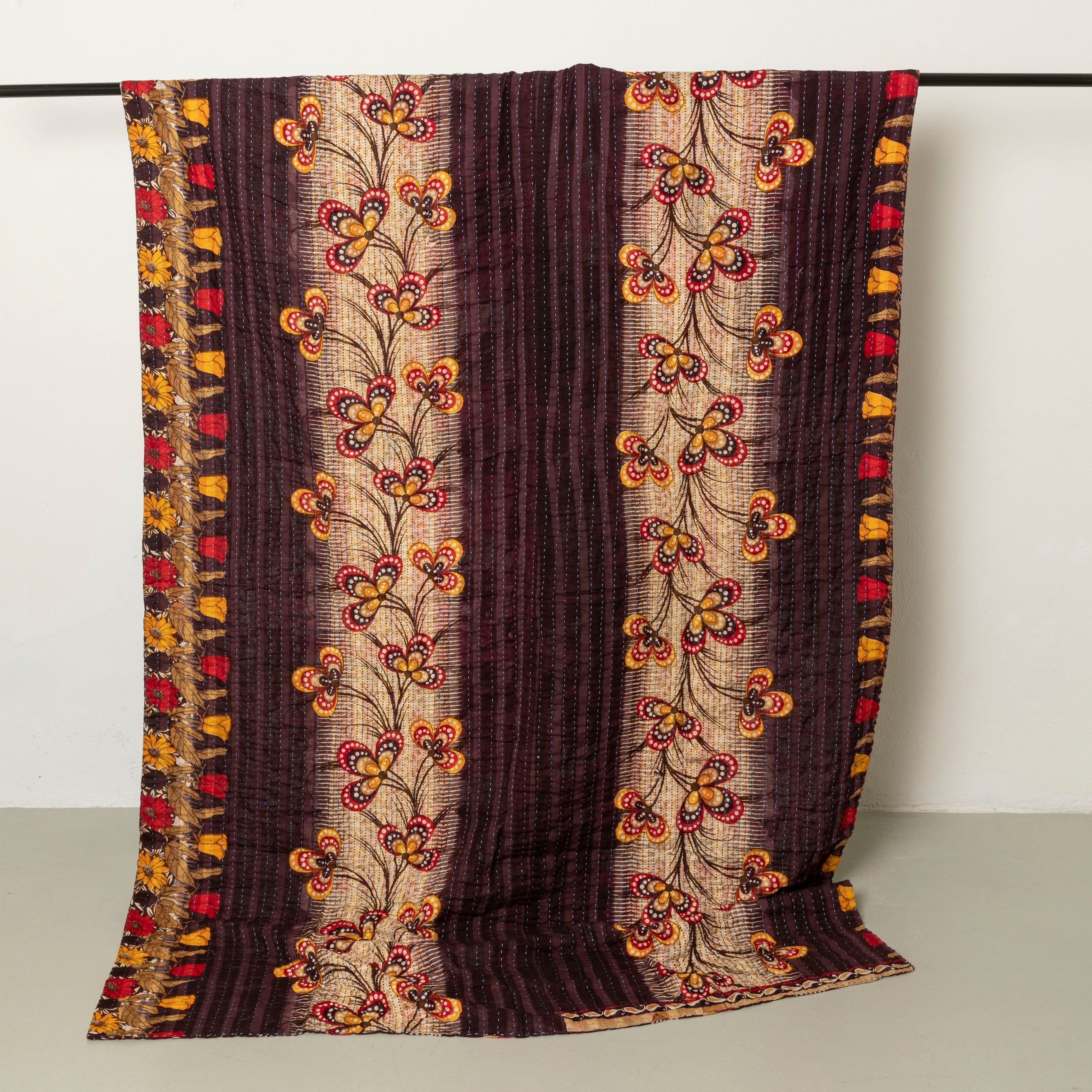 <tc>Cotton kantha blanket 140 x 200 cm</tc>