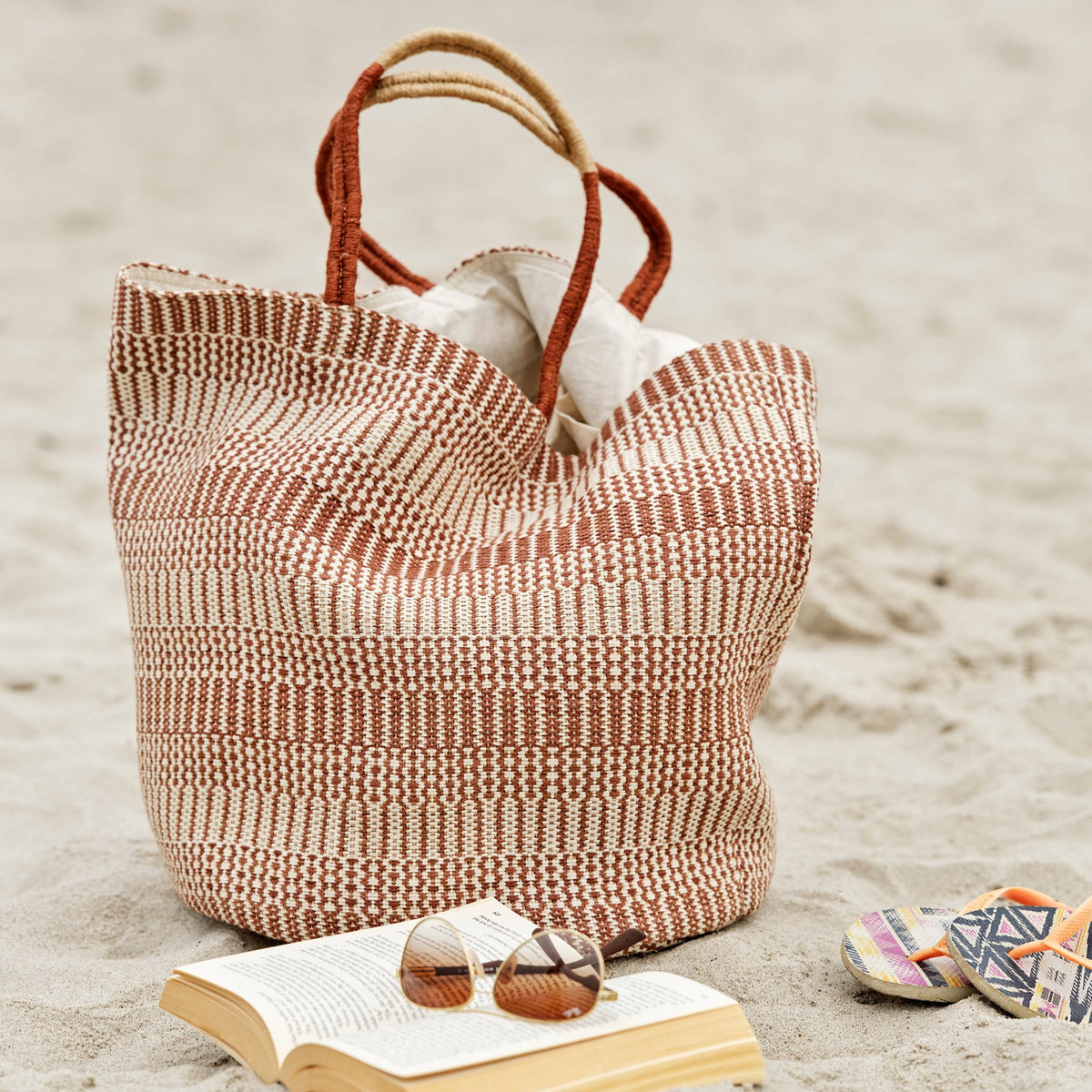 Weekendtaske (brun jute)
