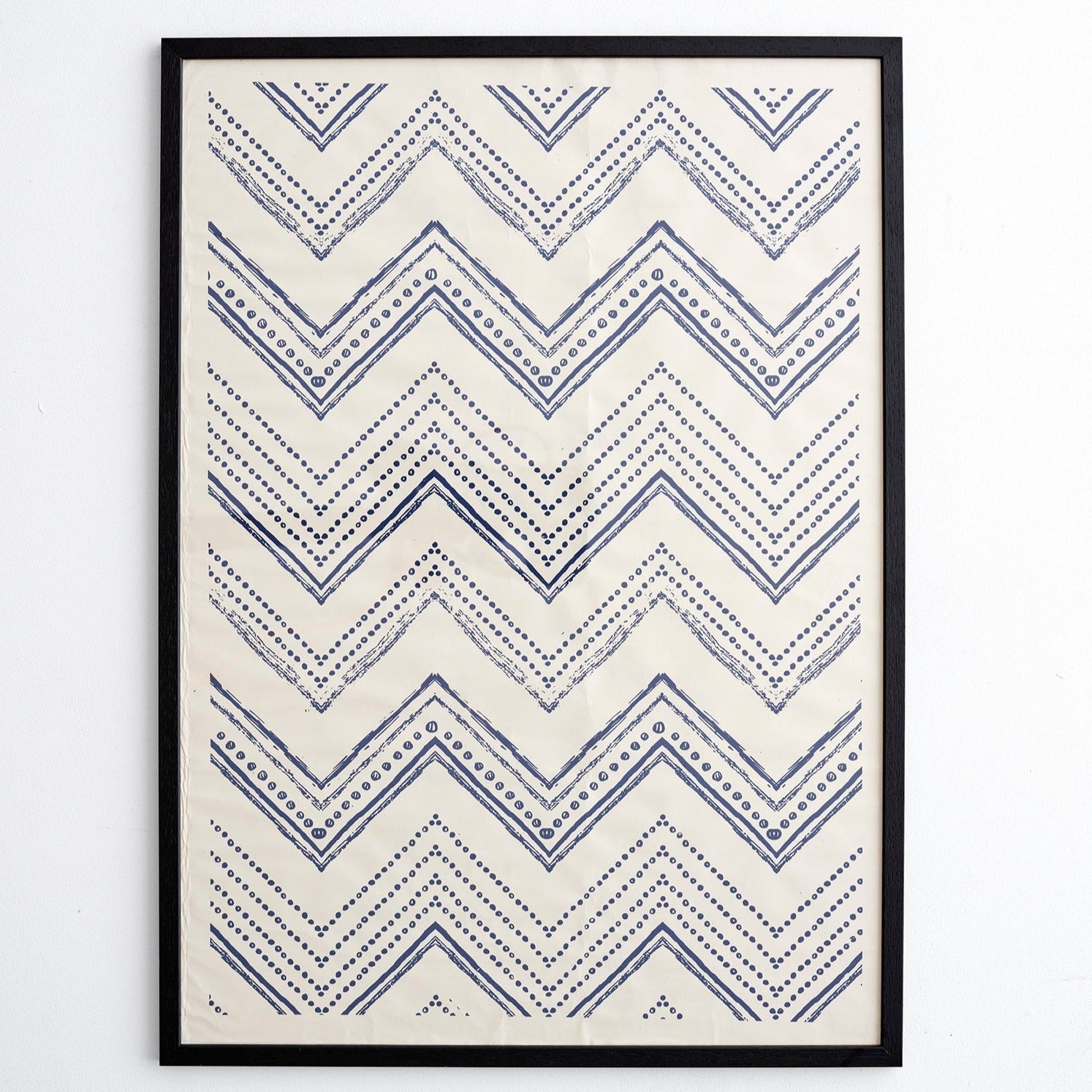 Poster (zigzag blue)