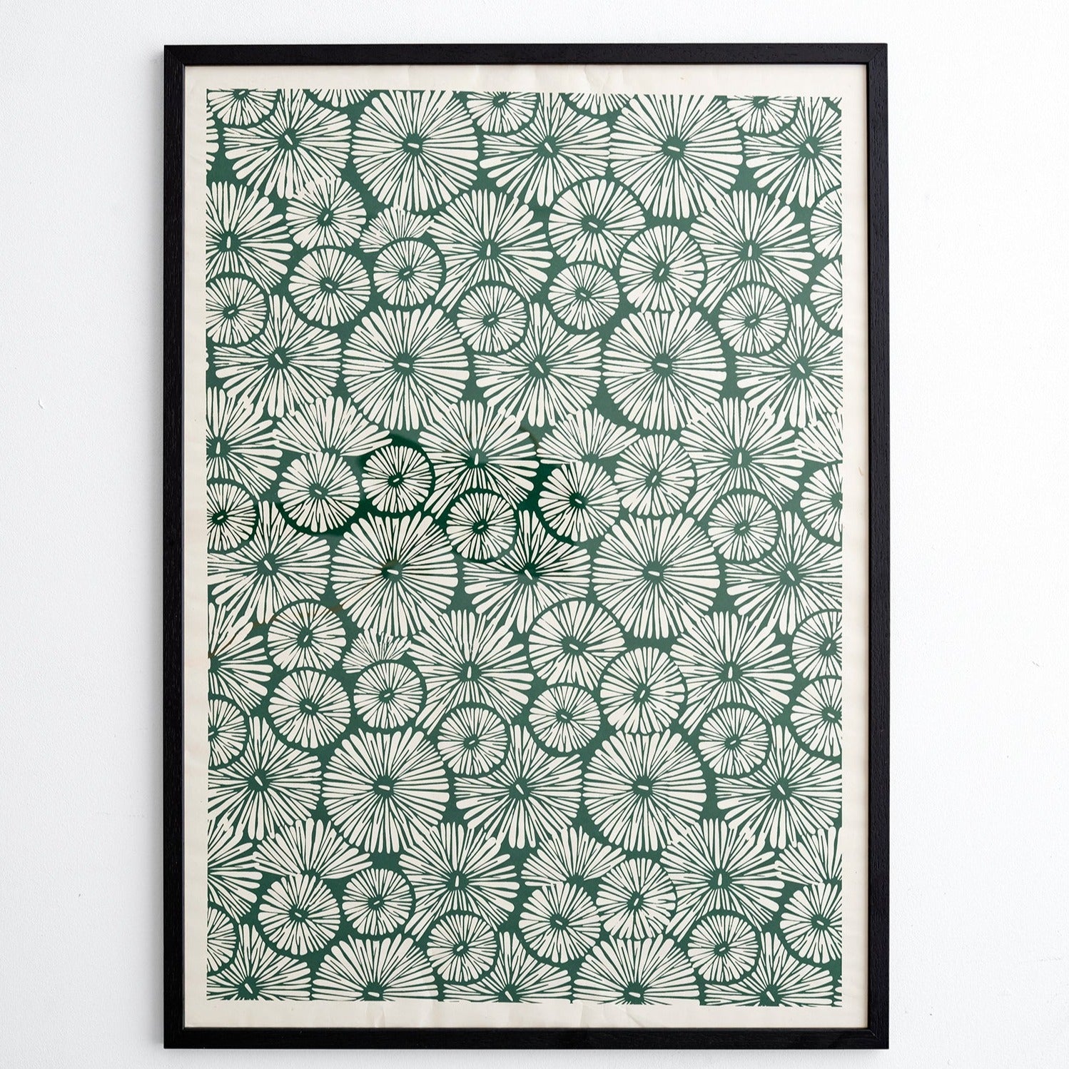 Poster (green flowers)