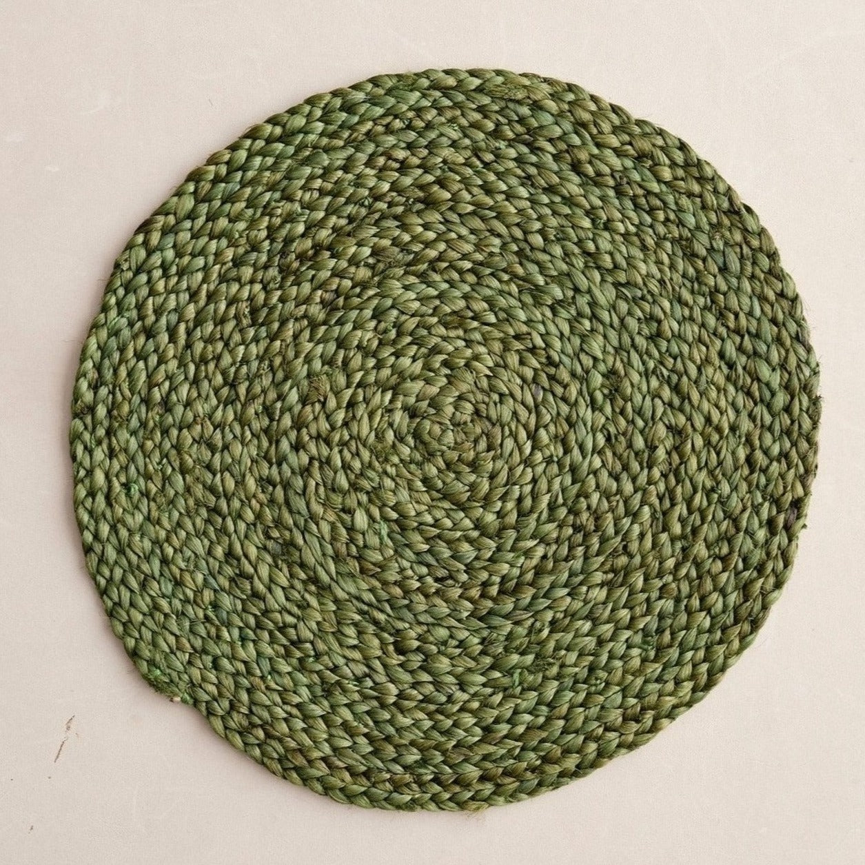 Round place mat (green)