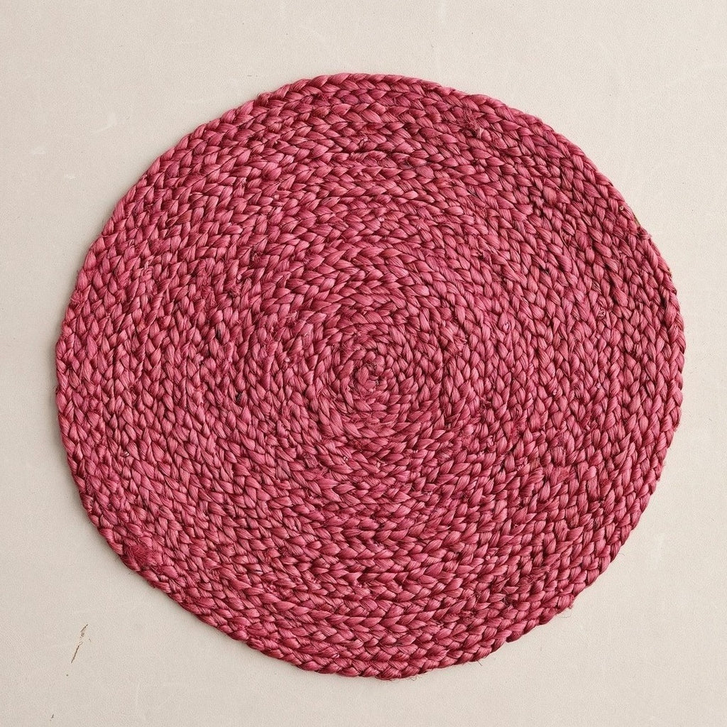 Round place mat (red)