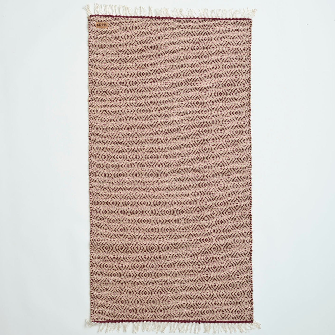 Runner 70 x 130 (burgundy/diamond)