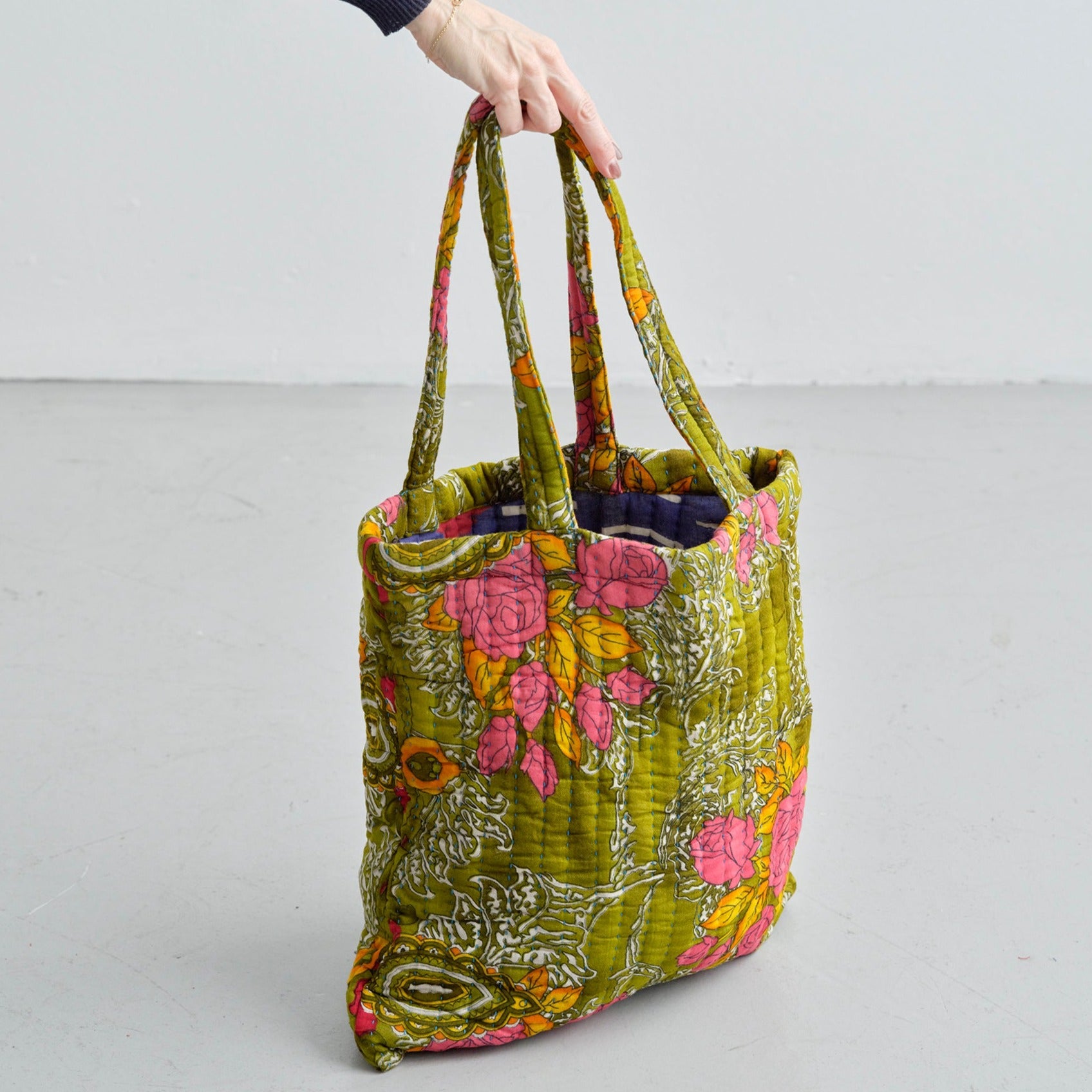 Cotton sari shopper